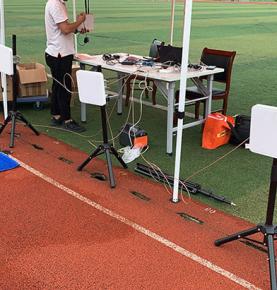 Professional track and field running testing RFID management solution
