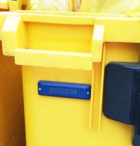 RFID medical solid waste management solution