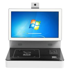 RFID librarian workstation self-service borrowing and returning machine library borrowing machine touch query intelligent terminal all-in-one machine