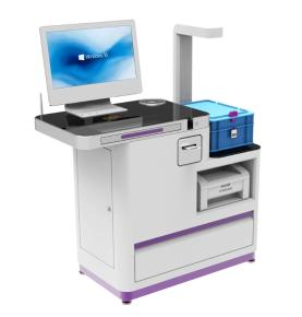 Hospital RFID Workstation Tag Entry and Printing Pictures Taking   Machine