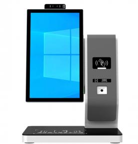 RFID smart library 21.5-inch desktop self-service borrowing and returning machine RFID book induction touch all-in-one machine self-service station