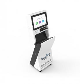Smart library RFID vertical book borrowing and returning machine RFID intelligent V-shaped book borrowing and returning terminal RFID book self-service borrowing and returning machine