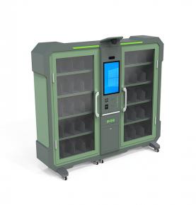 RFID smart library vertical touch self-service borrowing and returning bookcase RFID self-service unmanned vending bookcase