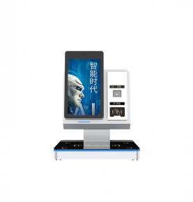 Smart canteen facial recognition dining machine intelligent weighing self-service code scanning intelligent settlement dining table desktop intelligent scale