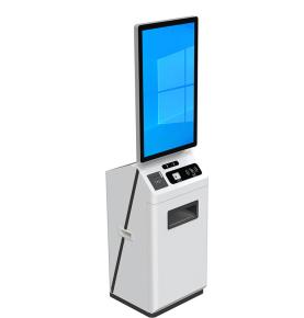RFID intelligent service inquiry terminal 32-inch vertical screen printer card swiping induction code scanning printing self-service inquiry all-in-one machine