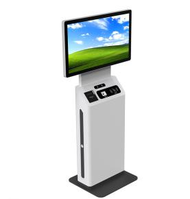 RFID intelligent service inquiry terminal 32-inch horizontal screen check-in machine card swiping induction scanning code printing self-service inquiry all-in-one machine