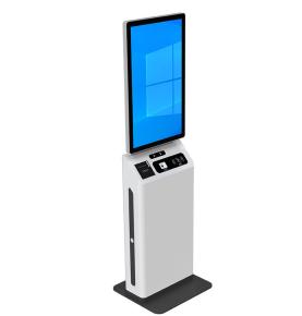 Intelligent service inquiry terminal 32-inch vertical screen sign-in machine card swiping induction scanning code printing self-service inquiry all-in-one machine