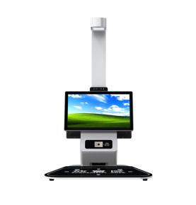 RFID smart restaurant vertical dual screen dining table AI analysis face recognition fast induction weighing smart settlement dining machine