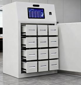 RFID smart key cabinet, RFID face recognition fingerprint card management cabinet, RFID key safe, RFID wall-mounted key cabinet