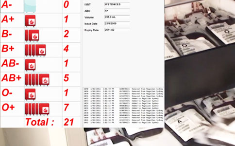 RFID blood bag management solution