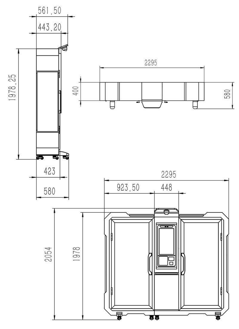RFID smart library vertical touch vending bookcase borrowing integrated bookcase 24 hours unmanned self-service vending bookcase