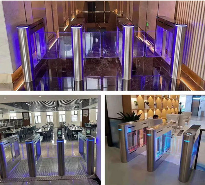 Smart Gym Access Control Swing Barrier Gate | Face Recognition & RFID Turnstile 3