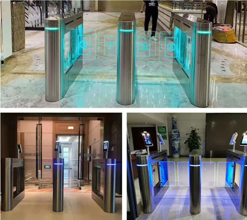 Smart Gym Access Control Swing Barrier Gate | Face Recognition & RFID Turnstile 2